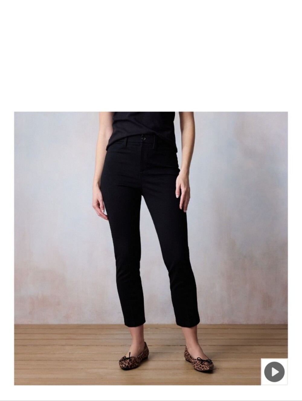 LC Lauren Conrad High-Rise Skinny Ankle Ponte Pants Black Size XL EUC